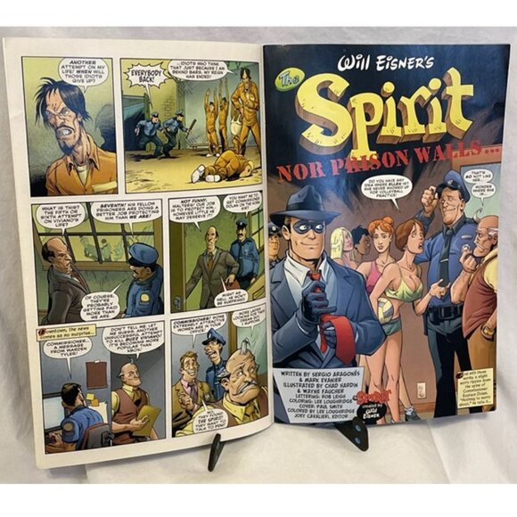 Spirit Vol 1 #21 Nor Prison Walls Paul Smith Cover DC Comics 2008 Sergio Aragoné - Picture 3 of 11